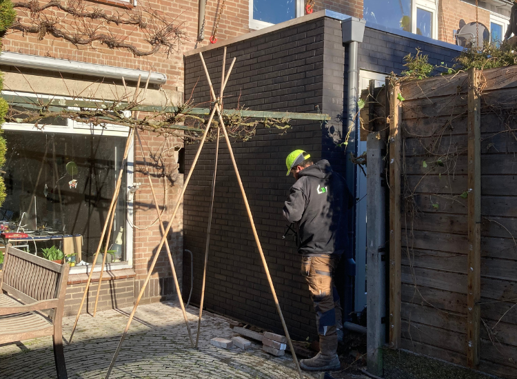 aanbouw afstellen